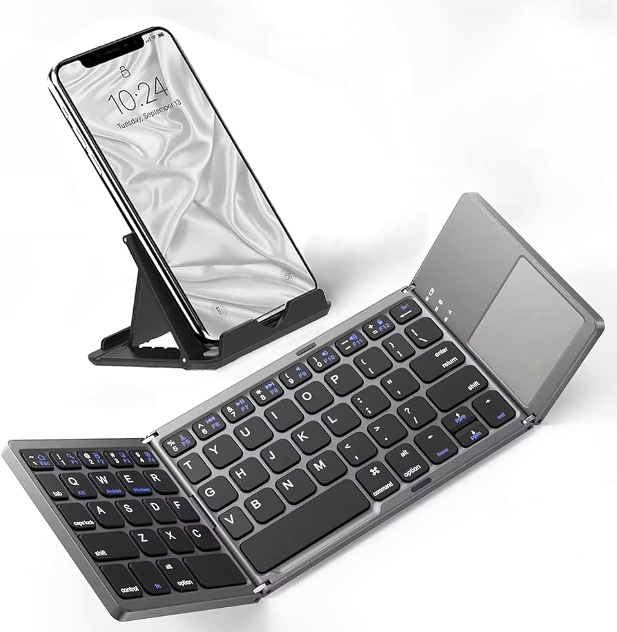 Amazon.com: Tek Styz Slim Foldable Wireless Keyboard Compatible