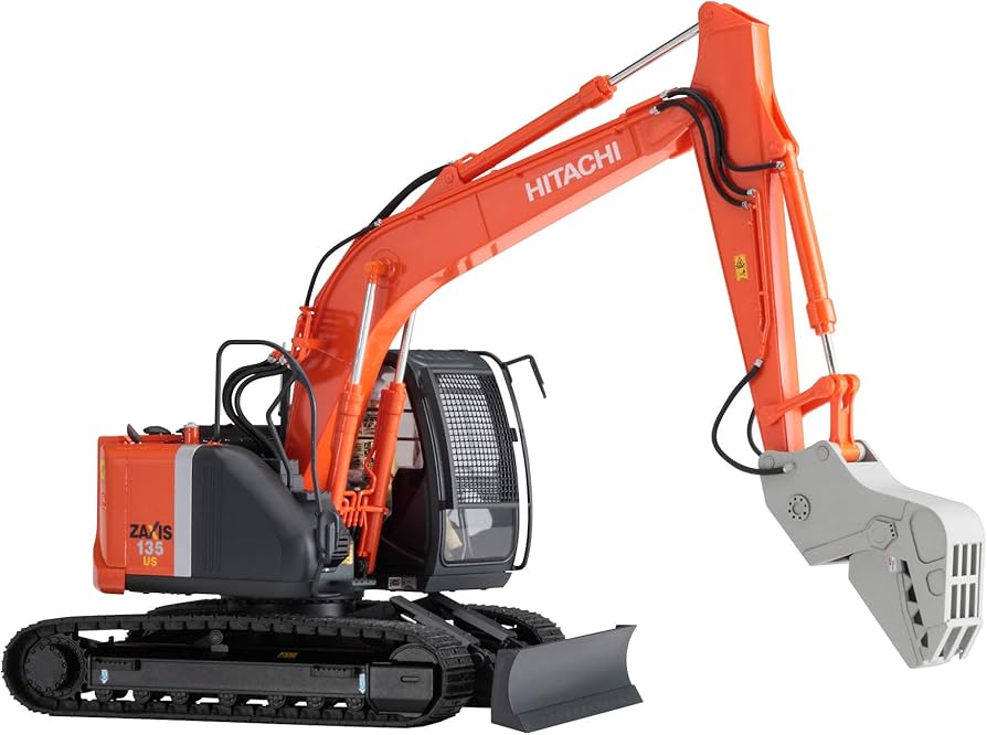 Amazon.com: Hasegawa HA66103 1:35 Hitachi Excavator ZAXIS135US
