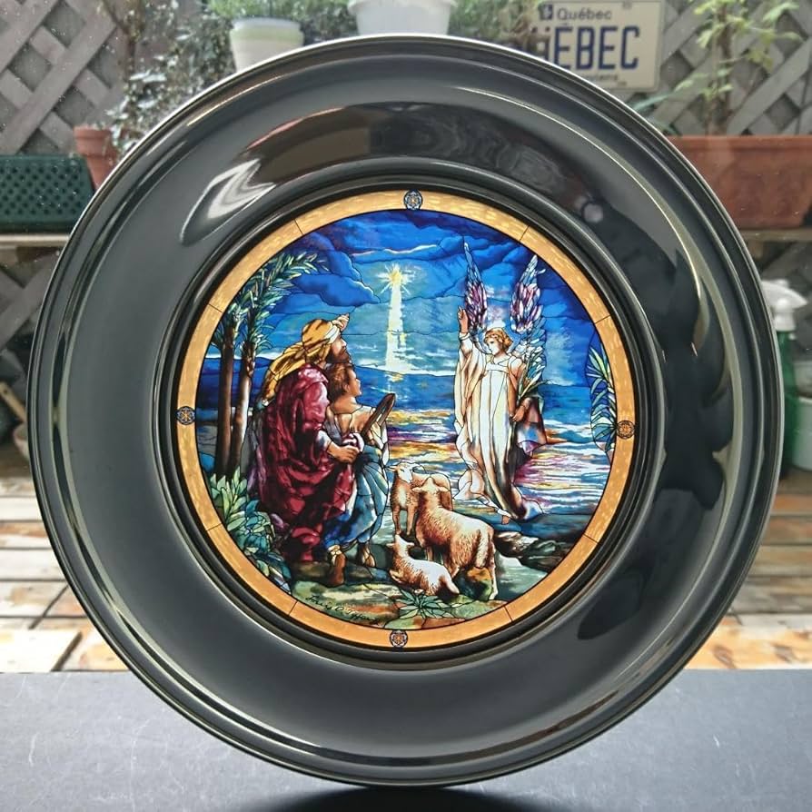 Amazon.co.jp: ルイスCティファニー ステンドグラス 天使と羊飼い