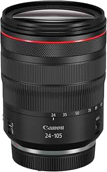 Amazon.com : Canon RF 24-105mm f/4L Is USM Zoom Lens, Black