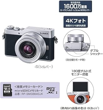 Amazon.co.jp: Panasonic Lumix GF9 Mirrorless Camera Double Zoom