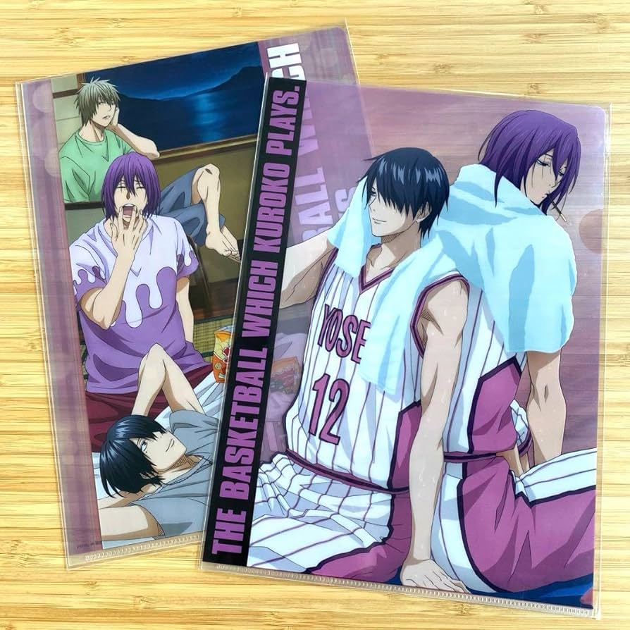 Amazon.co.jp: 黒子のバスケ 紫原敦 氷室辰也 クリアファイル 2枚 : ホビー