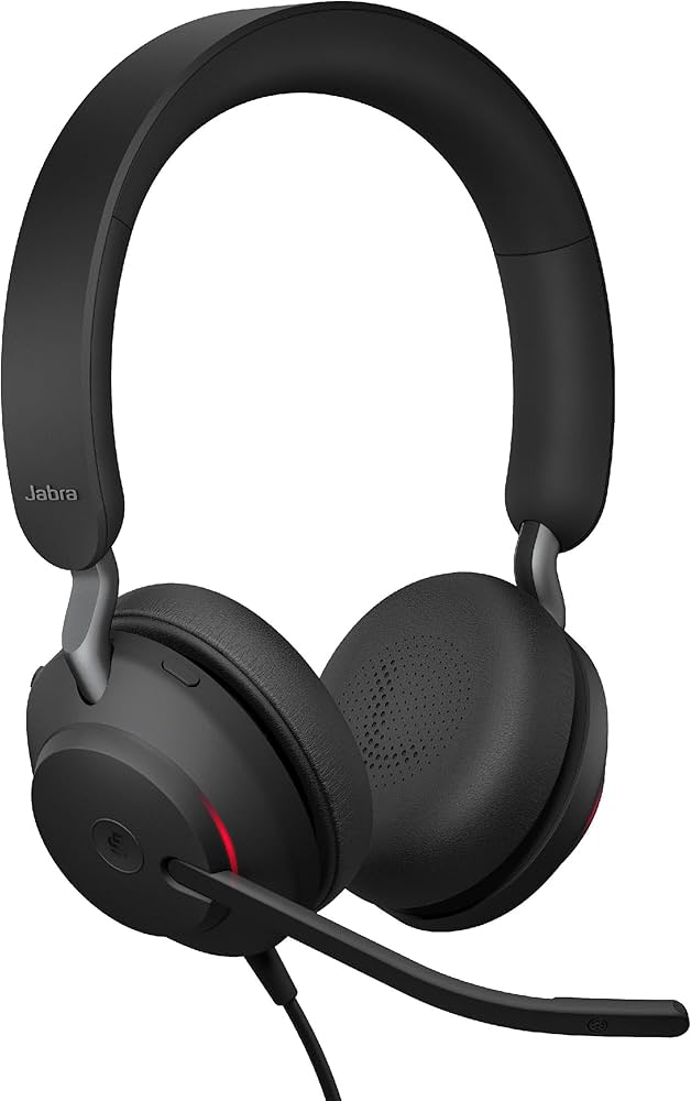 Amazon.com: Jabra Evolve2 40 UC Wired Headphones, USB-A, Stereo