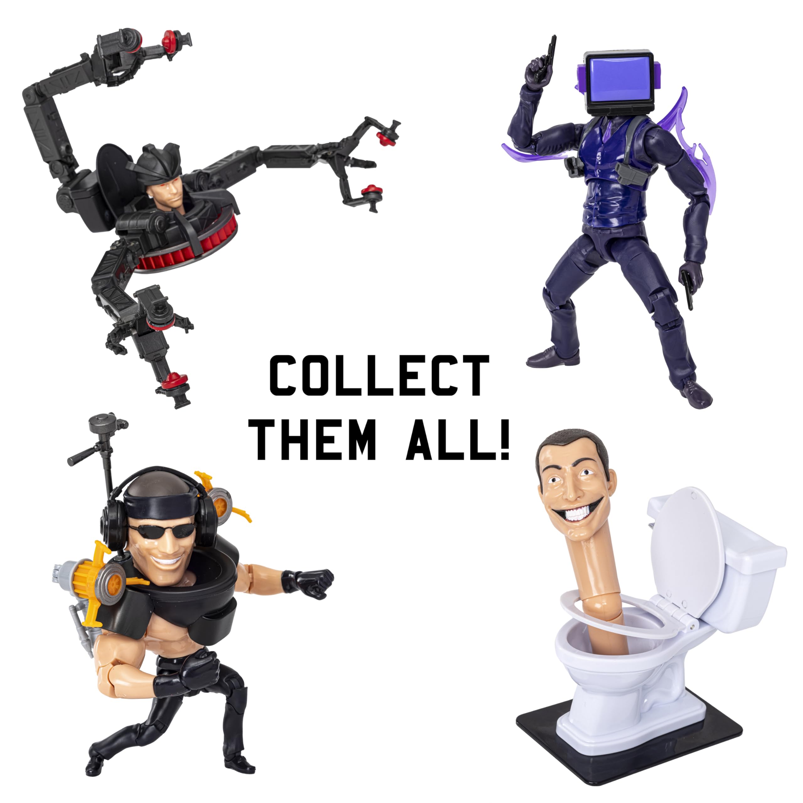 Amazon.com: Skibidi Toilet Deluxe Figure - Series 2, 6