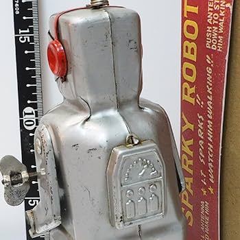 Amazon | KO【SPARKY ROBOT スパーキーロボット ゼンマイ歩行 ペイント