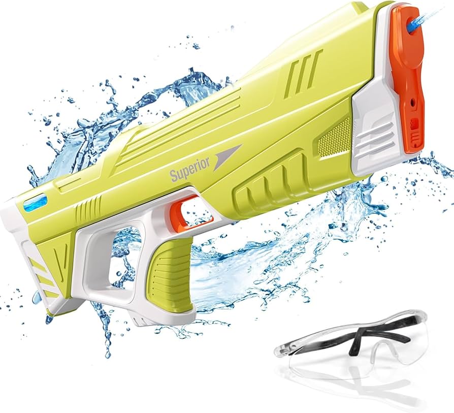 Amazon | 電動水鉄砲 水鉄砲 電動ウォーターガン 超強力飛距離 高速