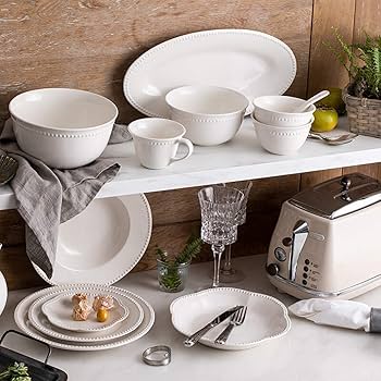 Amazon.co.jp: 高級食器セット、ディナープレートセラミックディナー