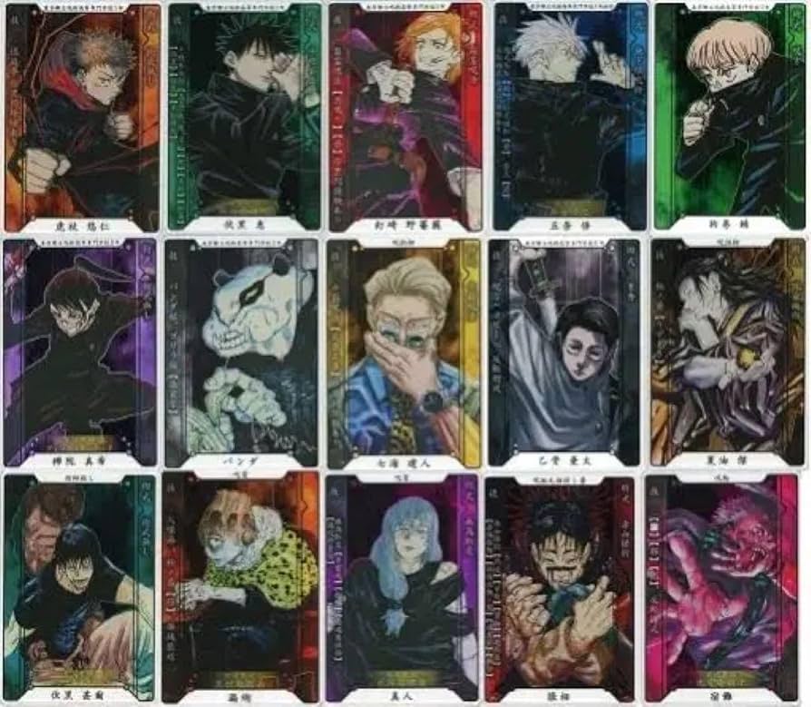 Amazon.co.jp: 呪術廻戦 ステータスカードコレクション 全種セット