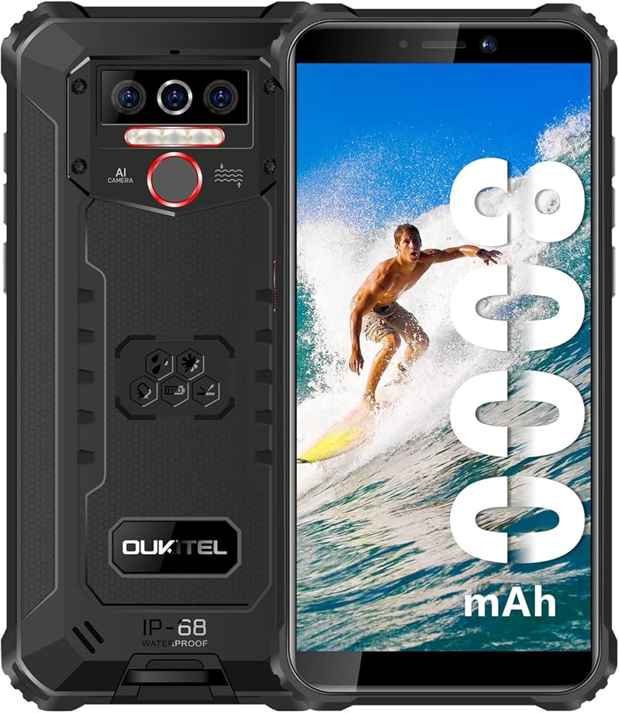 Amazon | OUKITEL WP5 Pro SIMフリー スマホ 本体 防水防塵耐衝撃