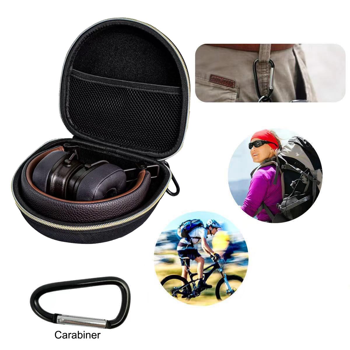 Amazon | オンイヤーBluetoothヘッドホンケース収納キャリーバッグ