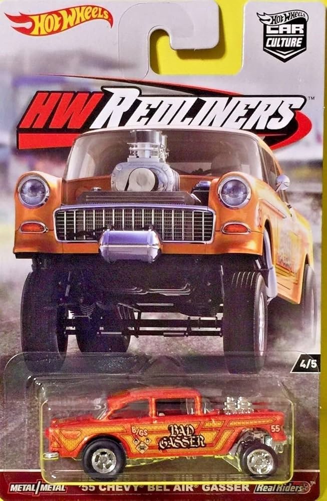 Amazon.com: Hot Wheels Car Culture Real Riders Hw Redliners 4/5