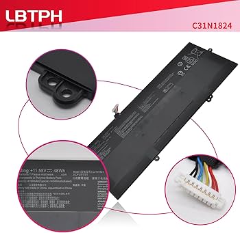 Amazon.com: LBTECH C31N1824 Battery Replacement for Asus
