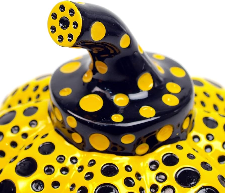 Amazon.co.jp: 草間彌生 オブジェ [パンプキン(イエロー)] : ホーム