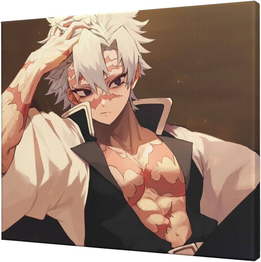 Amazon.co.jp: 売れ行セクシ不死川 実弥 おしゃれ 装飾絵画 現代 人気