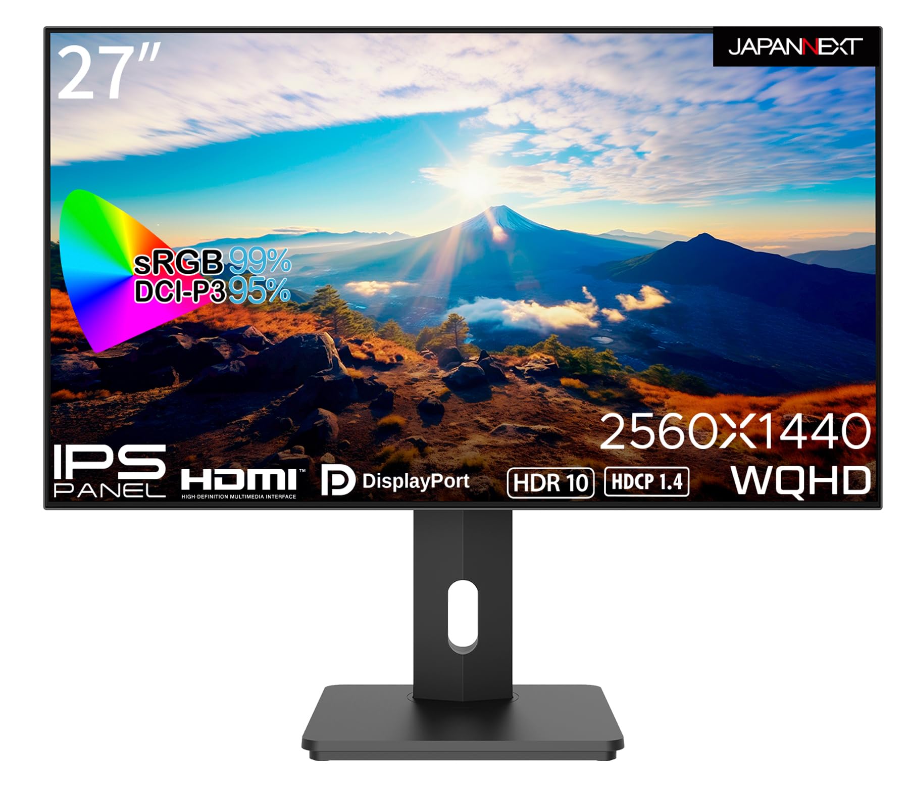 Amazon.co.jp: JAPANNEXT 27インチ モニター WQHD 2560x1440解像度 IPS