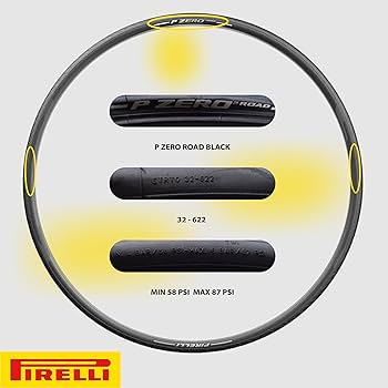 Amazon.com : Pirelli P Zero Road 32-622 (700 x 32c) Bicycle Tires
