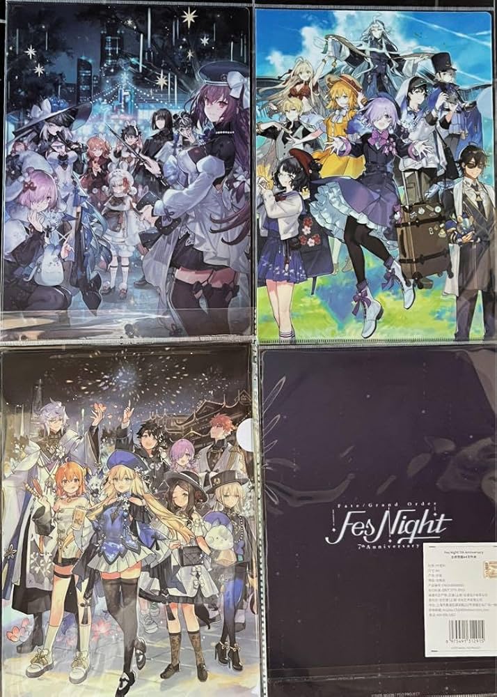Amazon.co.jp: FGO Fate Grand Order 中国限定 クリアファイル 3枚