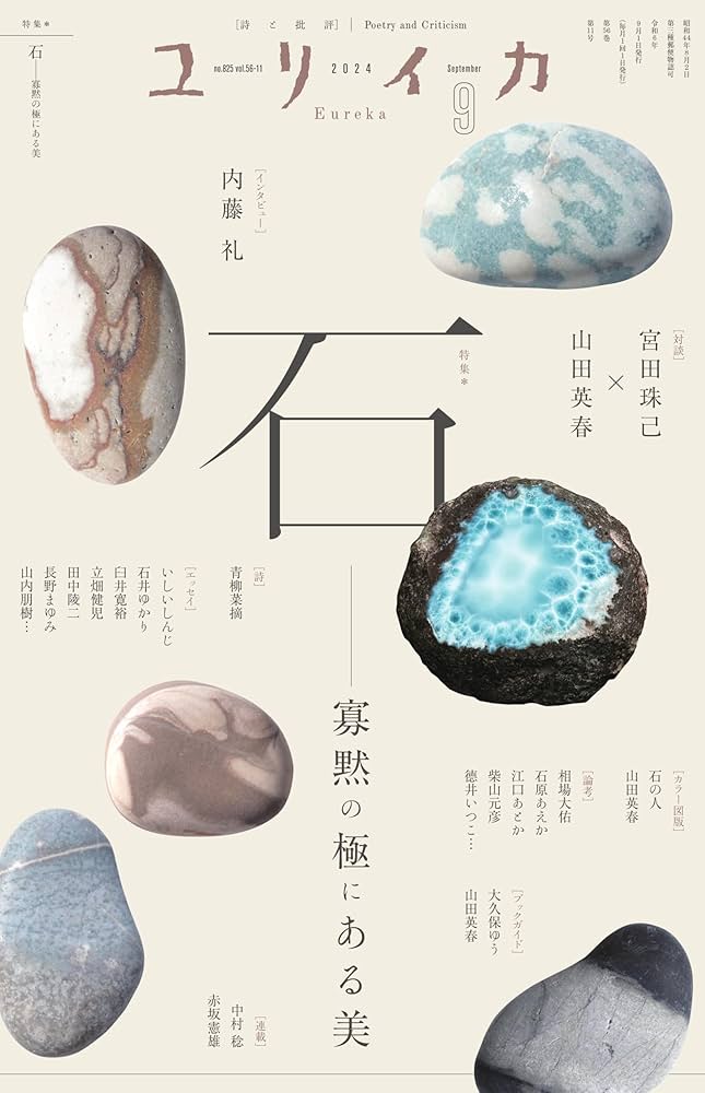 ユリイカ 2024年9月号 特集＝石 ―寡黙の極にある美― | 内藤礼, 宮田