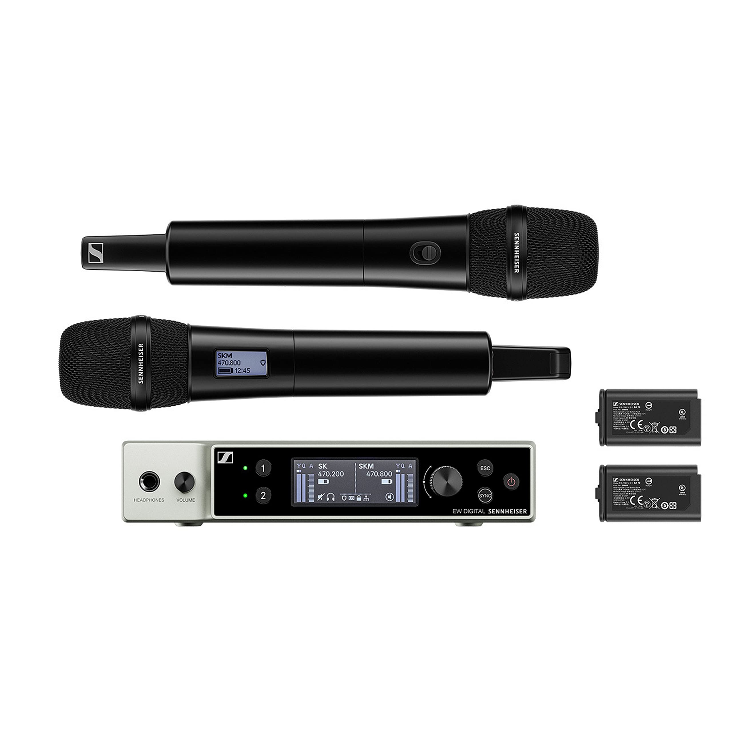 Amazon.com: Sennheiser EW-DX 835-S Set Dual Handheld Microphone
