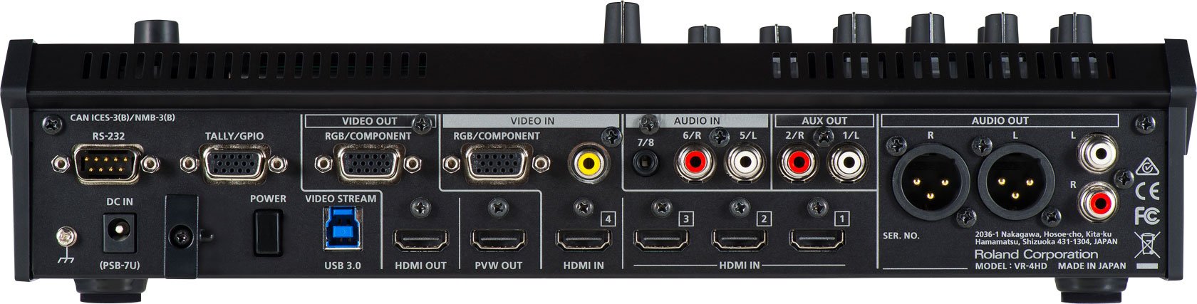 Amazon | Roland ローランド HD AV Mixer VR-4HD | ミキサー | 楽器