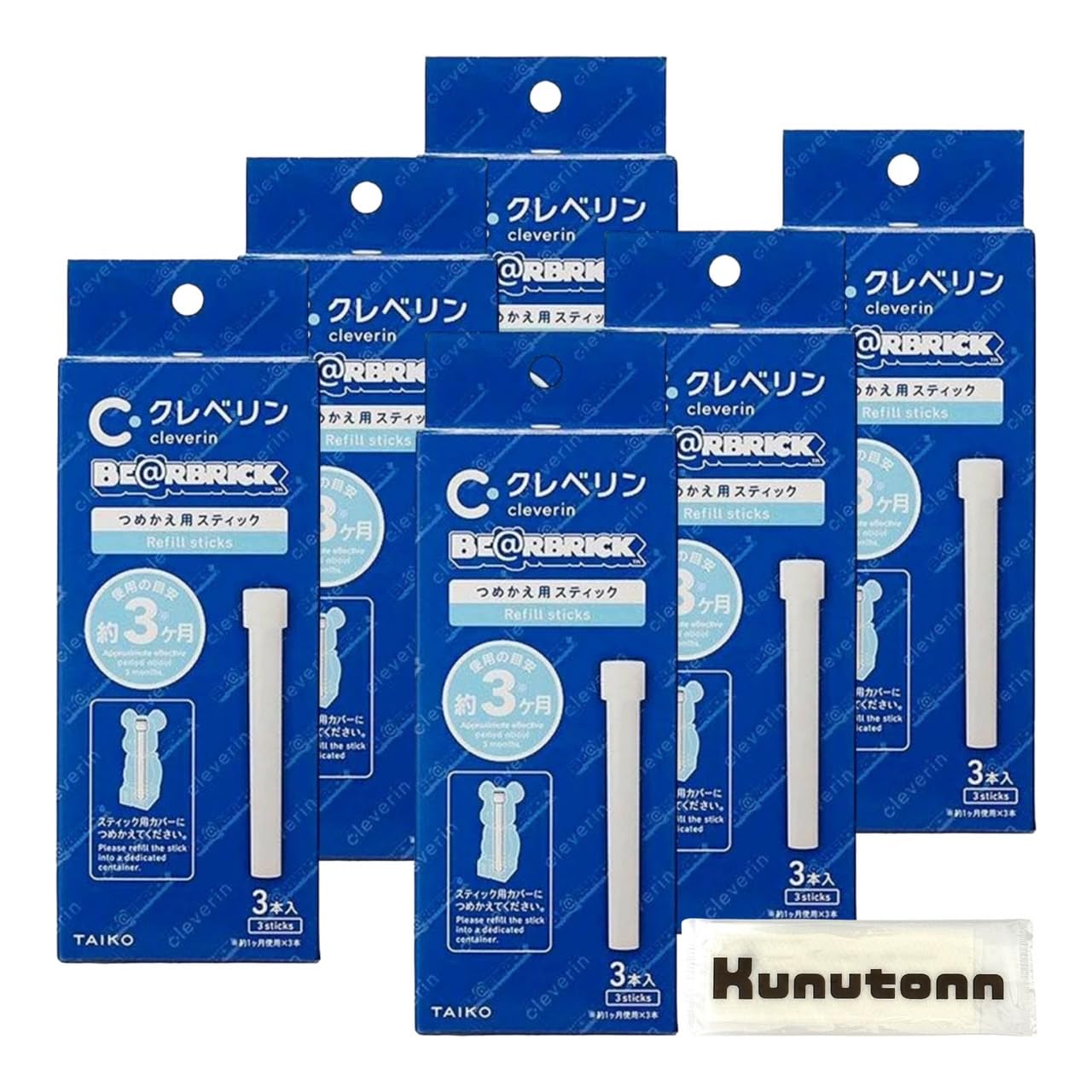 Amazon.co.jp: クレベリン×ベアブリック つめかえ用 スティック 3本入