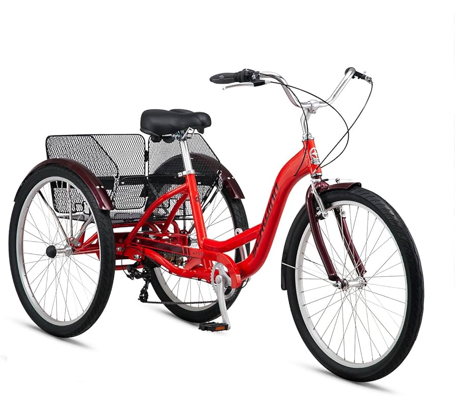 Schwinn Meridian Adult Tricycle Bike, Mens and Womens Three Wheel