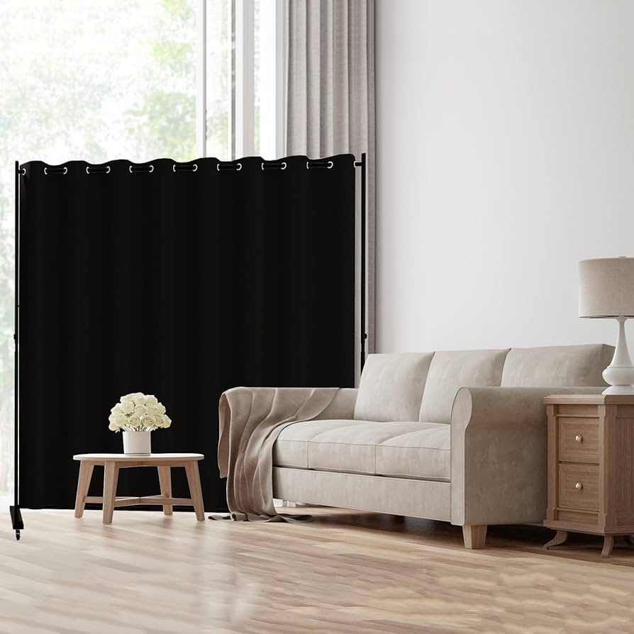 Amazon｜パーテーション スクリーン, 幅 200CM x 200CM, 4ロキャスター