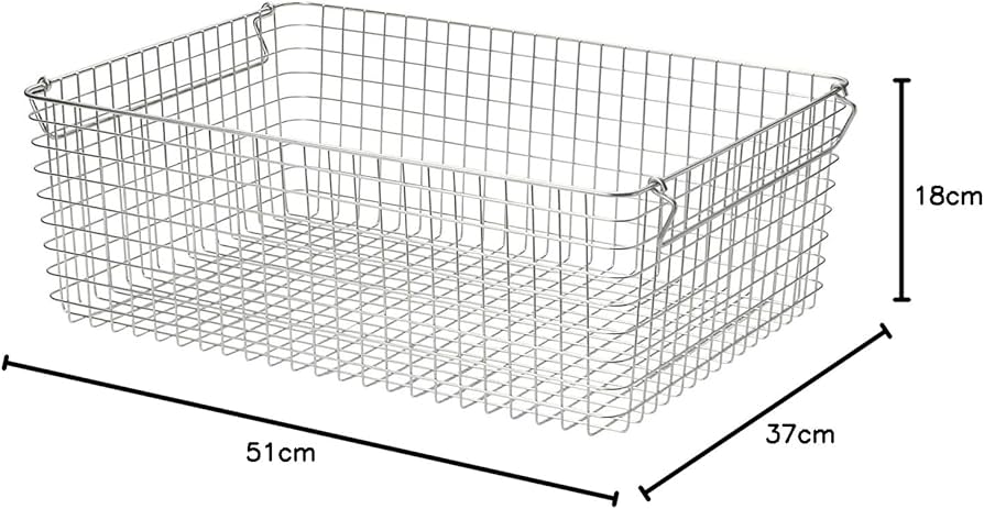 Amazon.co.jp: 無印良品 ステンレスワイヤーバスケット6 約幅51×奥行37