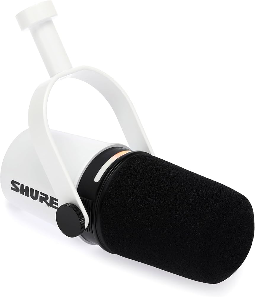 Amazon.com: Shure MV7+ Hybrid Podcast Microphone with Mic Stand