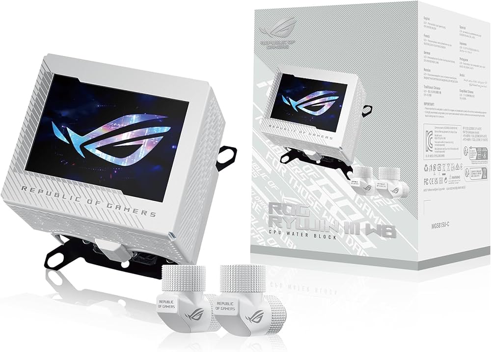 Amazon.com: ASUS ROG RYUJIN III WB WHT CPU Water Block - Intel
