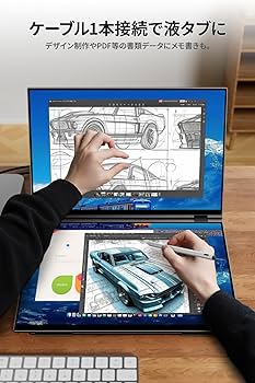 Amazon.co.jp: EHOMEWEI デュアルモニター 16インチ QLED 2.5K