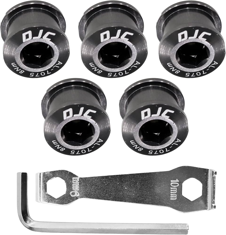 Amazon.co.jp: DJC バイク チェーンリング ボルト M8 アルミニウム