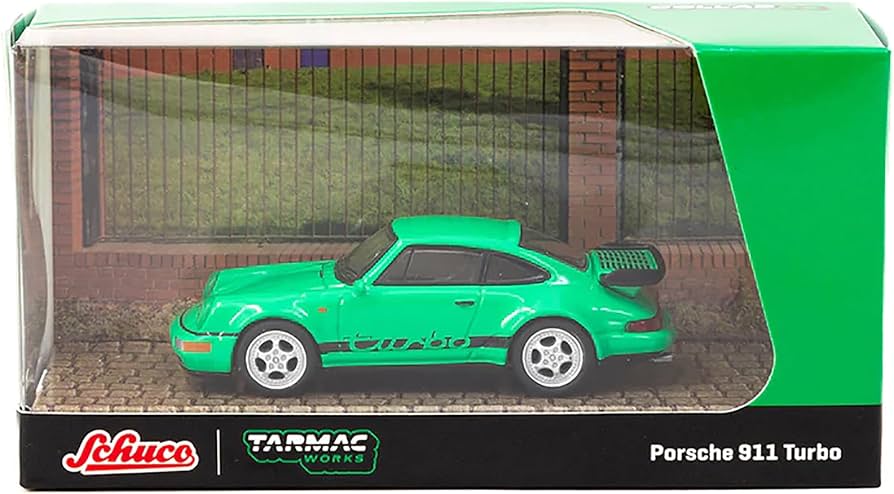 Amazon.com: 911 Turbo Green with Black Stripes Collab64 Series 1