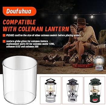 Amazon.co.jp: 燃料付きランタン用ガラスグローブ。コールマンランタン
