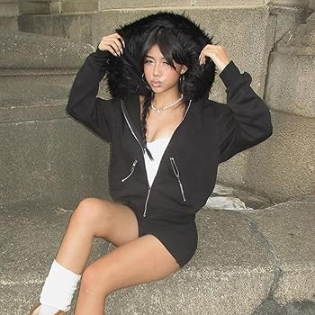 Amazon.co.jp: [Lamerry] 地雷系 パーカー サブカル系 y2k ジップ