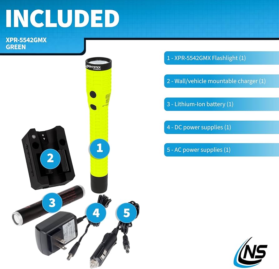 Nightstick XPR-5542GMX Intrinsically Safe Rechargeable Dual-Light