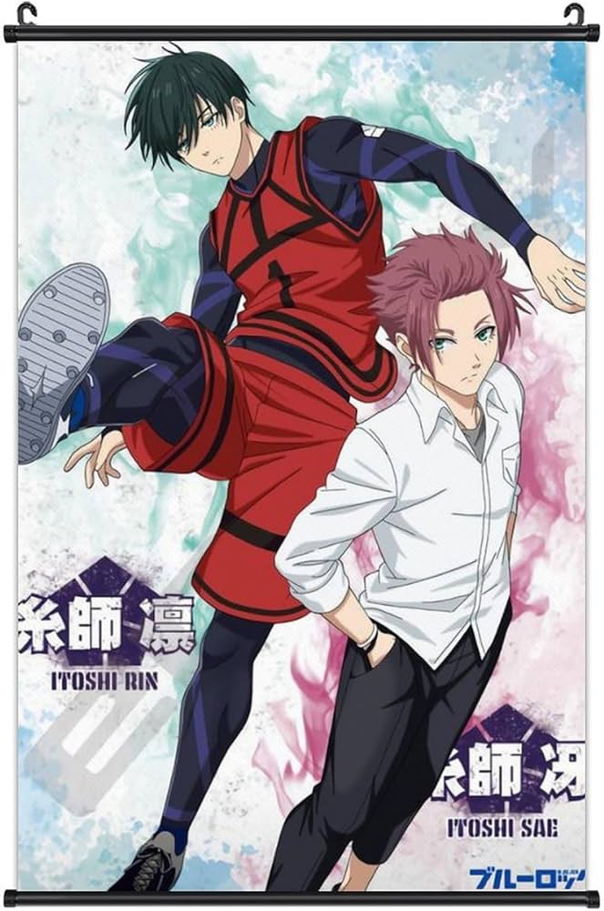 Amazon.co.jp: 糸師 冴 糸師 凛 ポスター 掛け物 飾り キャンバス