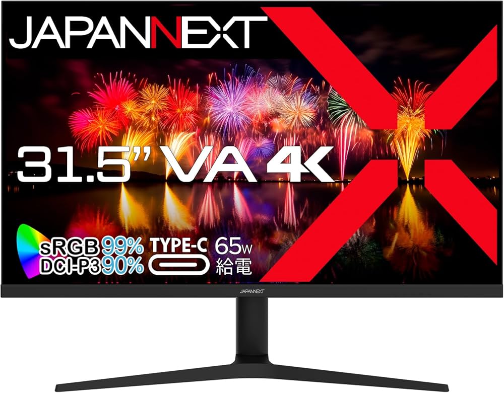 Amazon.co.jp: JAPANNEXT 31.5インチ モニター 4K UHD 3840x2160解像度