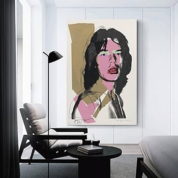 S*8様 新品同様アンディ ウォーホール ポスター 「ミックジャガー