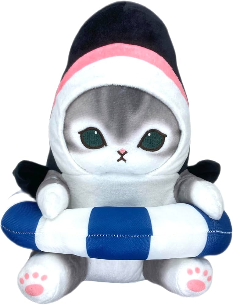 Amazon.co.jp: mofusand サメにゃん＆シャチにゃん BIGぬいぐるみ 約28