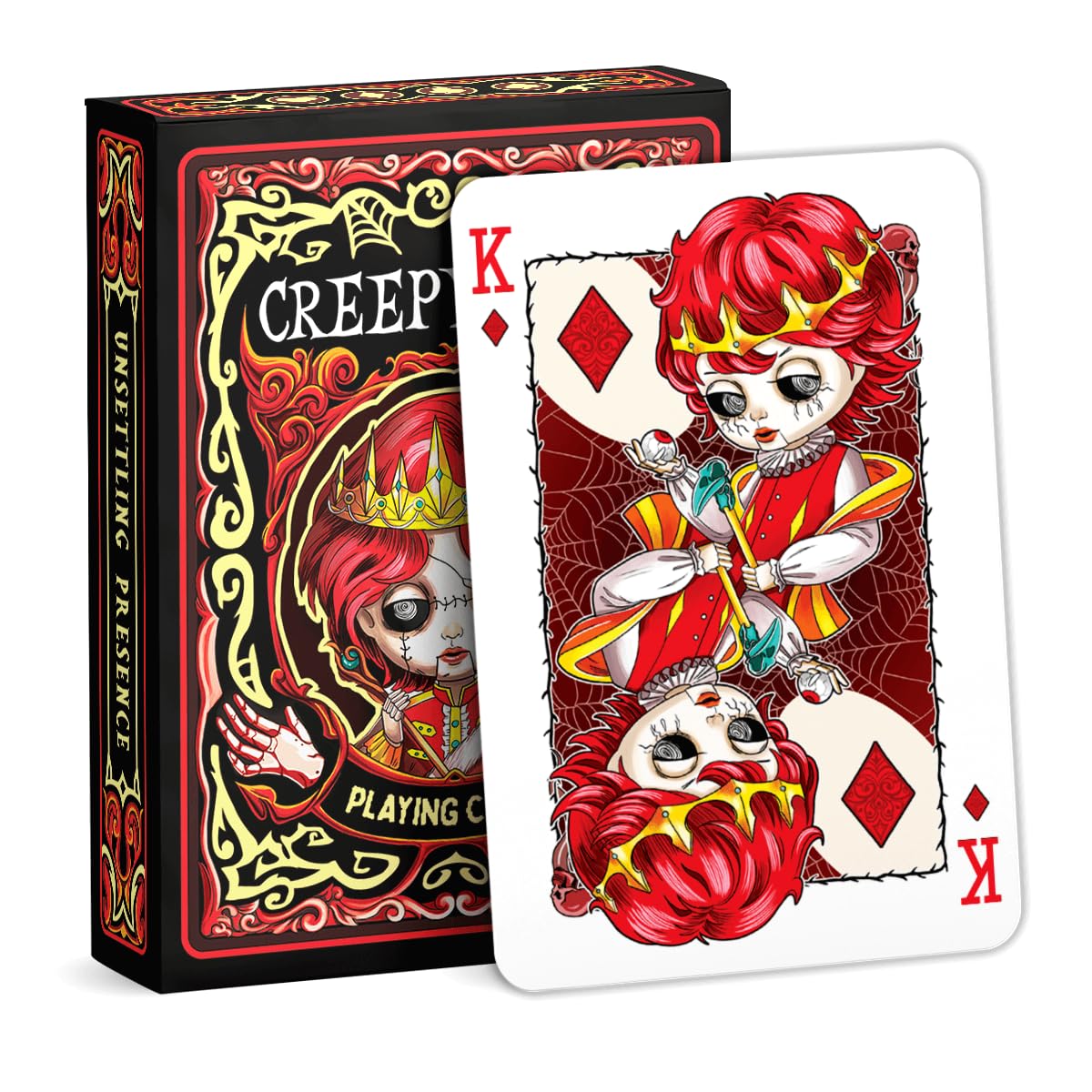 Amazon.co.jp: 99FOX 不気味な人形 トランプ 大人 友人 家族 ゲーム