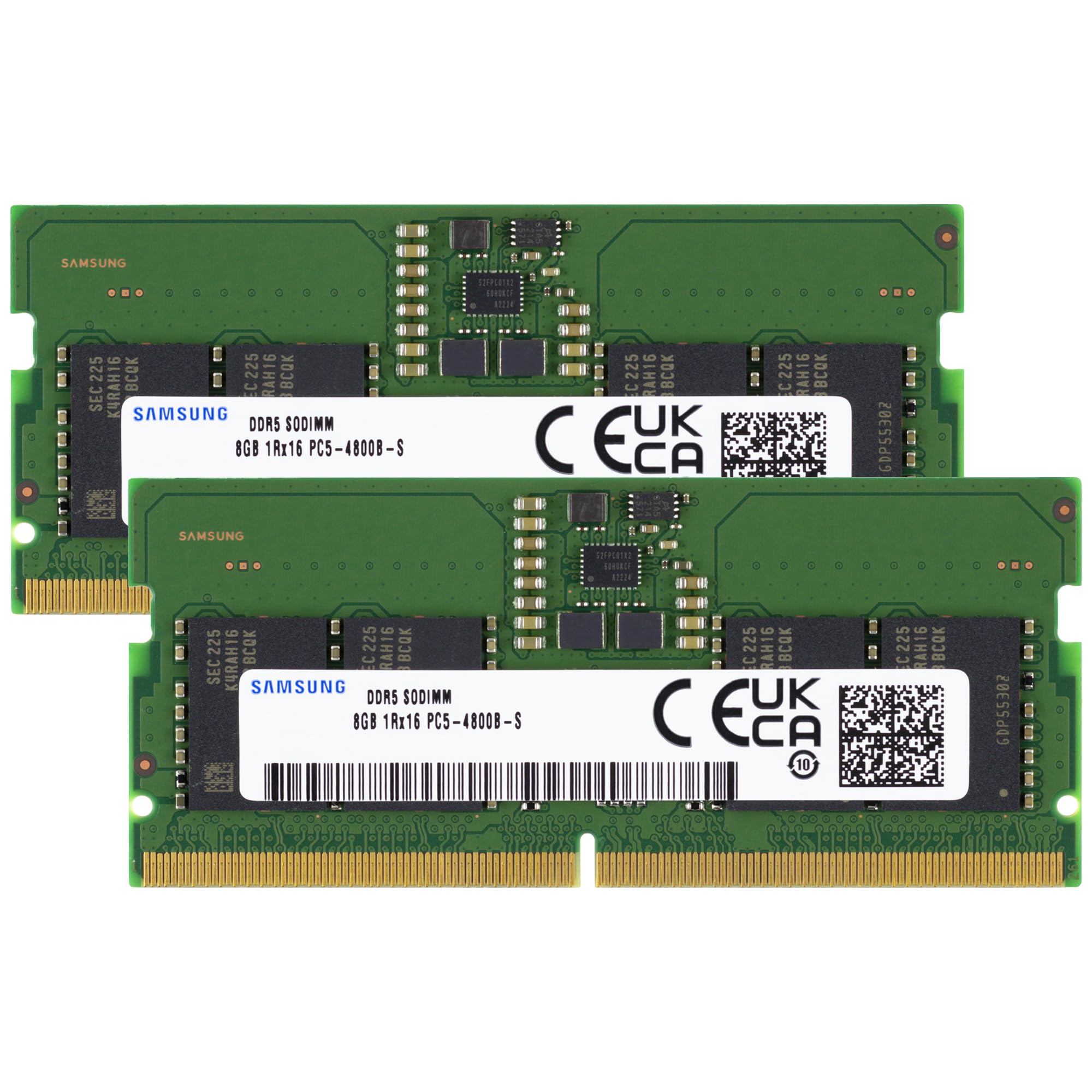 Samsung 16GB (2x8GB) DDR5 4800MHz PC5-38400 CL40 SODIMM 1Rx16