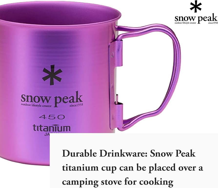 Amazon.co.jp: スノーピーク(snow peak) カラーチタンシングルマグ 450