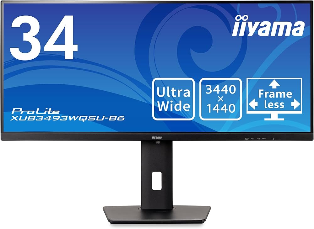 Amazon.co.jp: iiyama モニター ディスプレイ ProLite XUB3493WQSU-B6