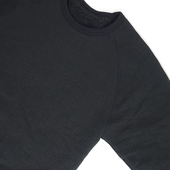 Amazon.co.jp: もちはだ もちジョイ 丸首 長袖 シャツ 超極厚地 男性