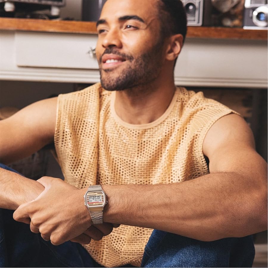 Amazon.co.jp: Casio レディース デジタル クオーツ 腕時計 ステンレス