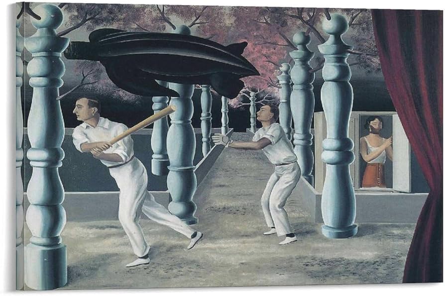 Amazon.co.jp: Rene Magritteルネ・マグリット《秘密の遊戯者