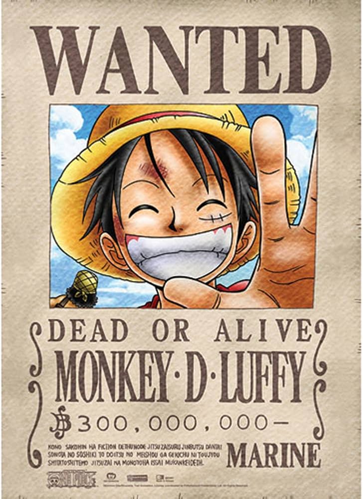 Amazon | GREAT EASTERN Entertainment One PieceルフィWantedウォール