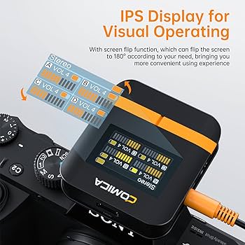 Amazon.com : COMICA Vimo Q 4-Channel Wireless Lavalier Microphone