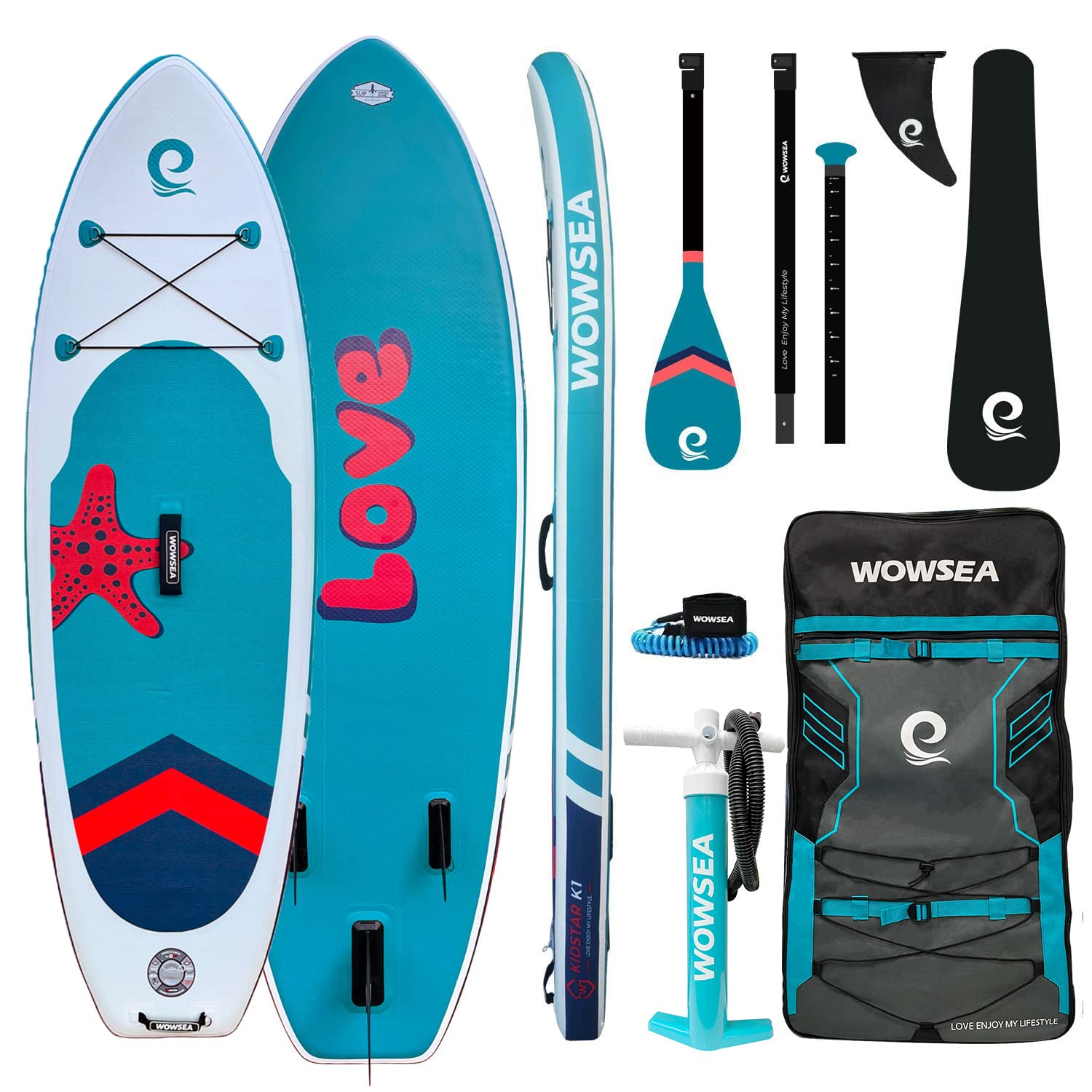 Amazon | WOWSEA SUP サップボード 7'8'' インフレータブル スタンド